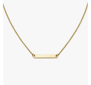 Petite Engravable Horizon Necklace