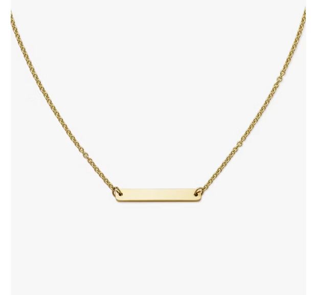 Petite Engravable Horizon Necklace
