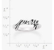 "Pray" Ring