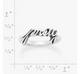 "Pray" Ring