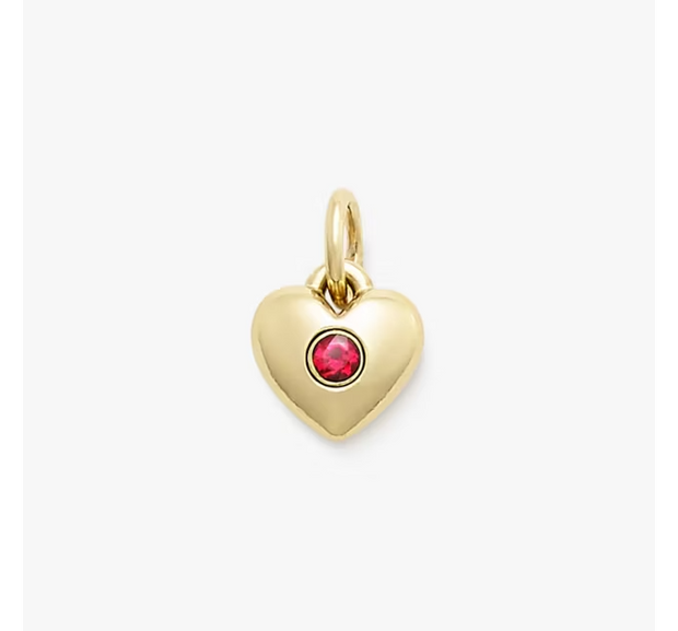 Keepsake Heart Birthstone Charm