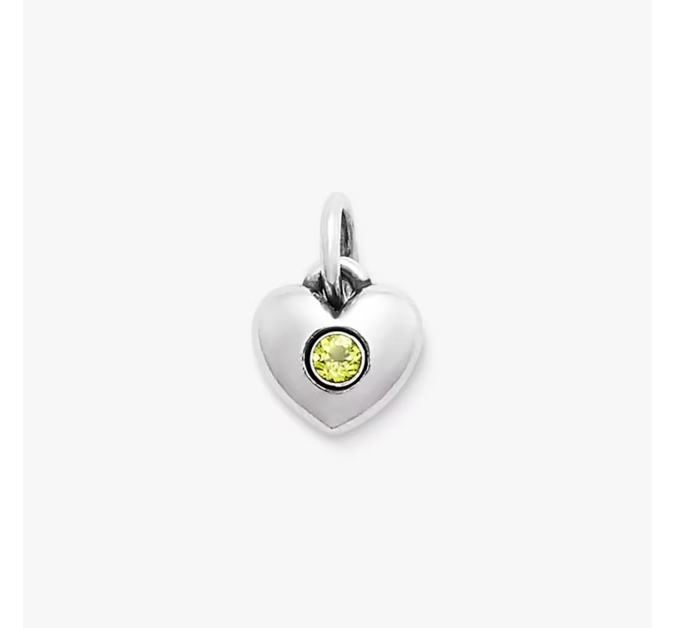 Keepsake Heart Birthstone Charm