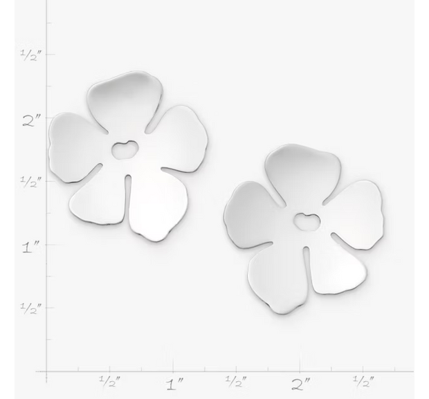Floral Silhouette Earrings
