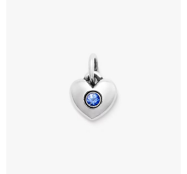 Keepsake Heart Birthstone Charm