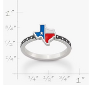 Enamel Lone Star State Ring
