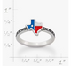 Enamel Lone Star State Ring