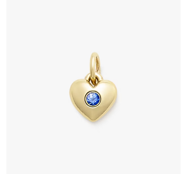 Keepsake Heart Birthstone Charm