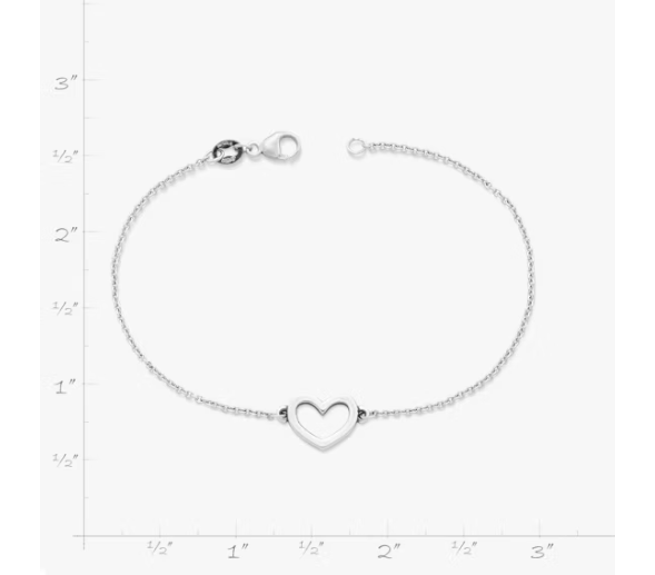 Petite Heart Link Bracelet