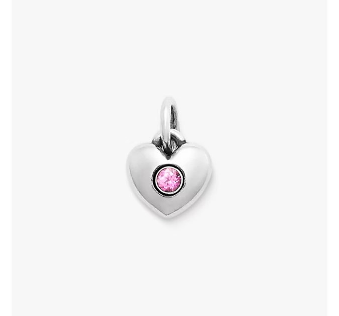 Keepsake Heart Birthstone Charm