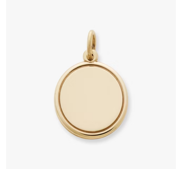 Engravable Disc Charm