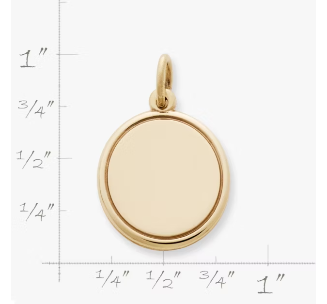 Engravable Disc Charm