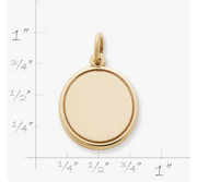 Engravable Disc Charm