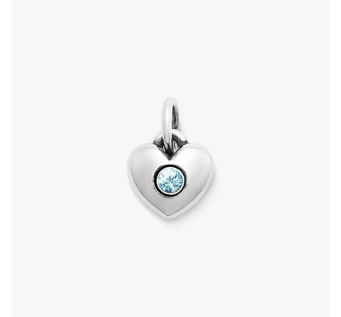 Keepsake Heart Birthstone Charm
