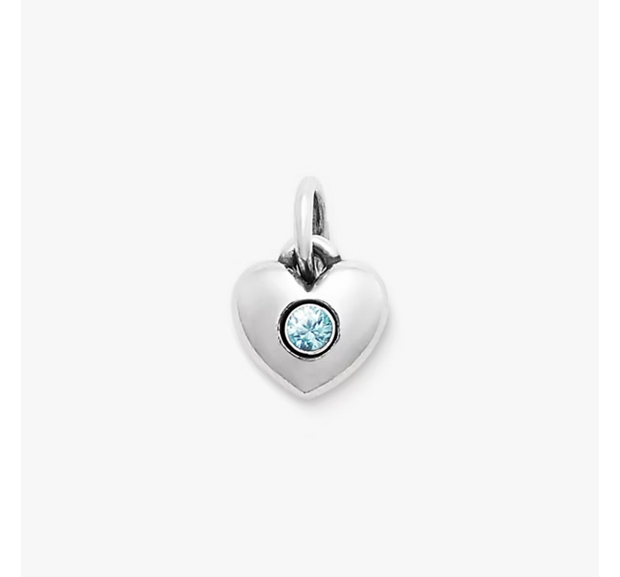 Keepsake Heart Birthstone Charm