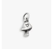 Mini Mushroom with Heart Charm