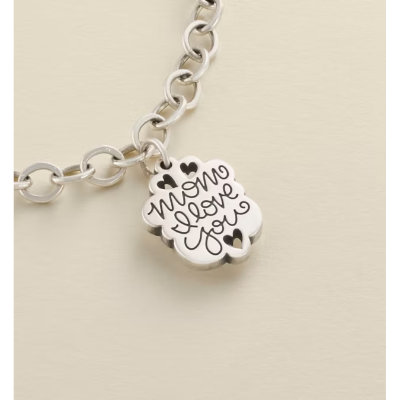 Mom I Love You Charm