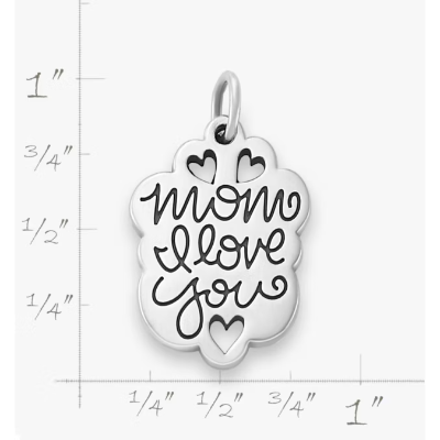 Mom I Love You Charm