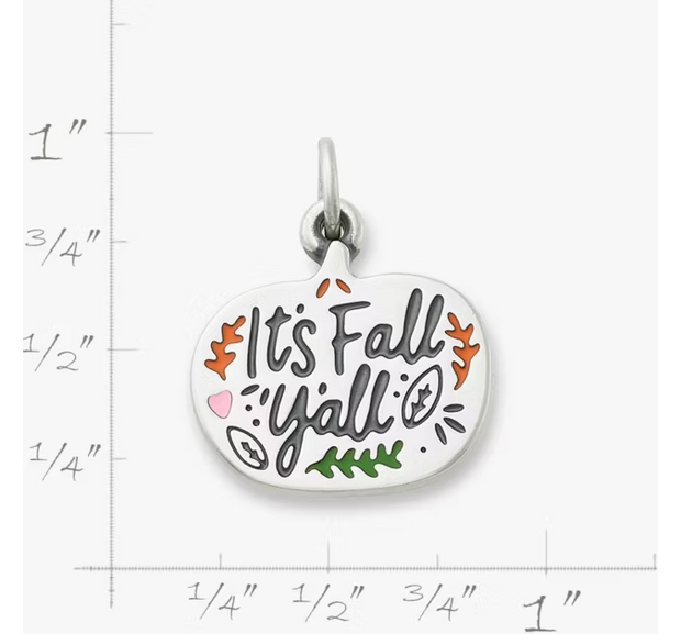 Enamel It's Fall Y'all Charm