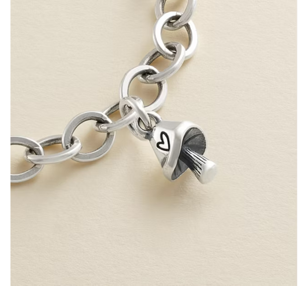 Mini Mushroom with Heart Charm