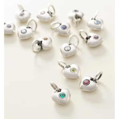 Keepsake Heart Birthstone Charm