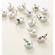 Keepsake Heart Birthstone Charm
