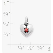 Keepsake Heart Birthstone Charm