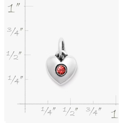 Keepsake Heart Birthstone Charm