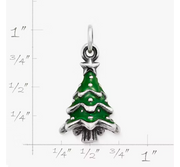 Enamel Christmas Tree Charm