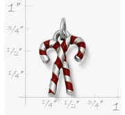 Enamel Candy Cane Charm