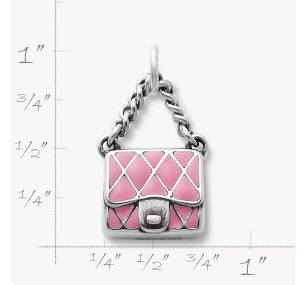 Enamel Fashion Purse Charm