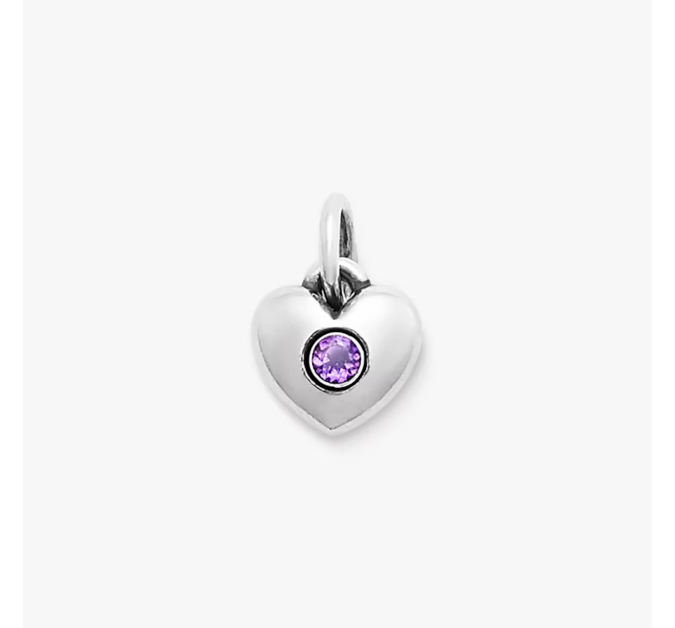 Keepsake Heart Birthstone Charm