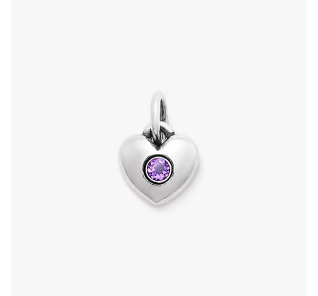 Keepsake Heart Birthstone Charm