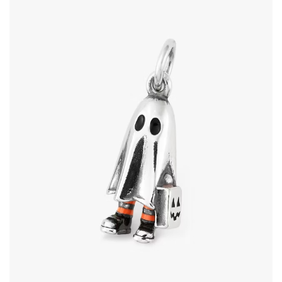 Enamel Trick or Treater Charm