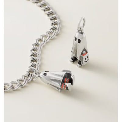 Enamel Trick or Treater Charm