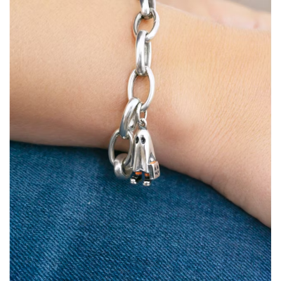 Enamel Trick or Treater Charm