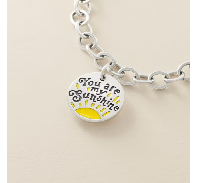 Enamel "You Are My Sunshine" Charm