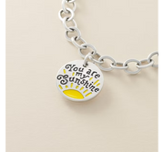Enamel "You Are My Sunshine" Charm