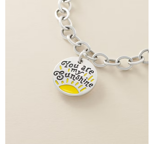 Enamel "You Are My Sunshine" Charm