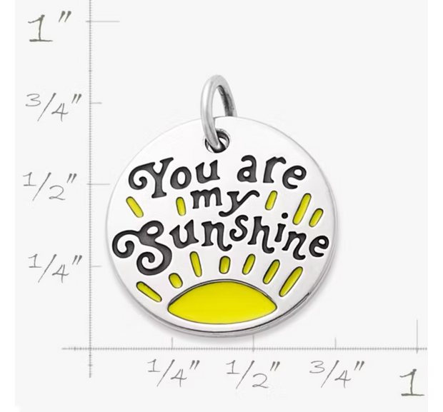 Enamel "You Are My Sunshine" Charm