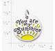 Enamel "You Are My Sunshine" Charm