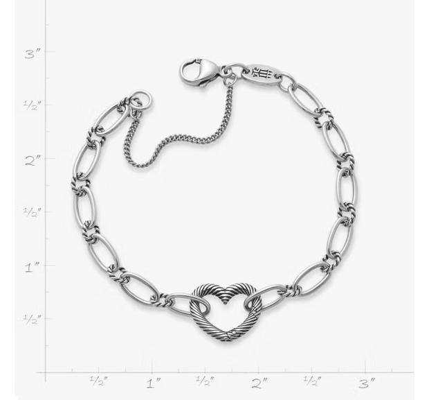 Changeable Heart Charm Bracelet