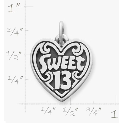 "Sweet 13" Charm