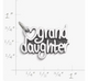 "Granddaughter" Heart Charm
