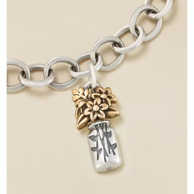 Mason Jar Bouquet Charm