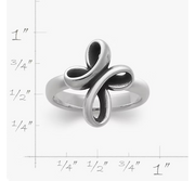 Eternal Ribbon Cross Ring