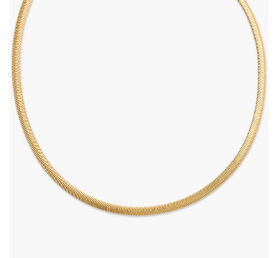 Rounded Herringbone Necklace