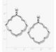 Venetian Frame Hoop Drop Earrings