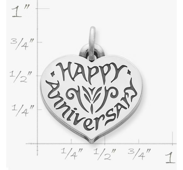 "Happy Anniversary" Charm