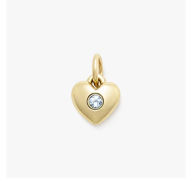 Keepsake Heart Birthstone Charm