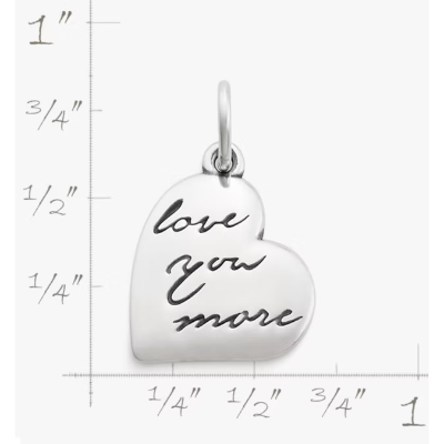 "Love You More" Charm